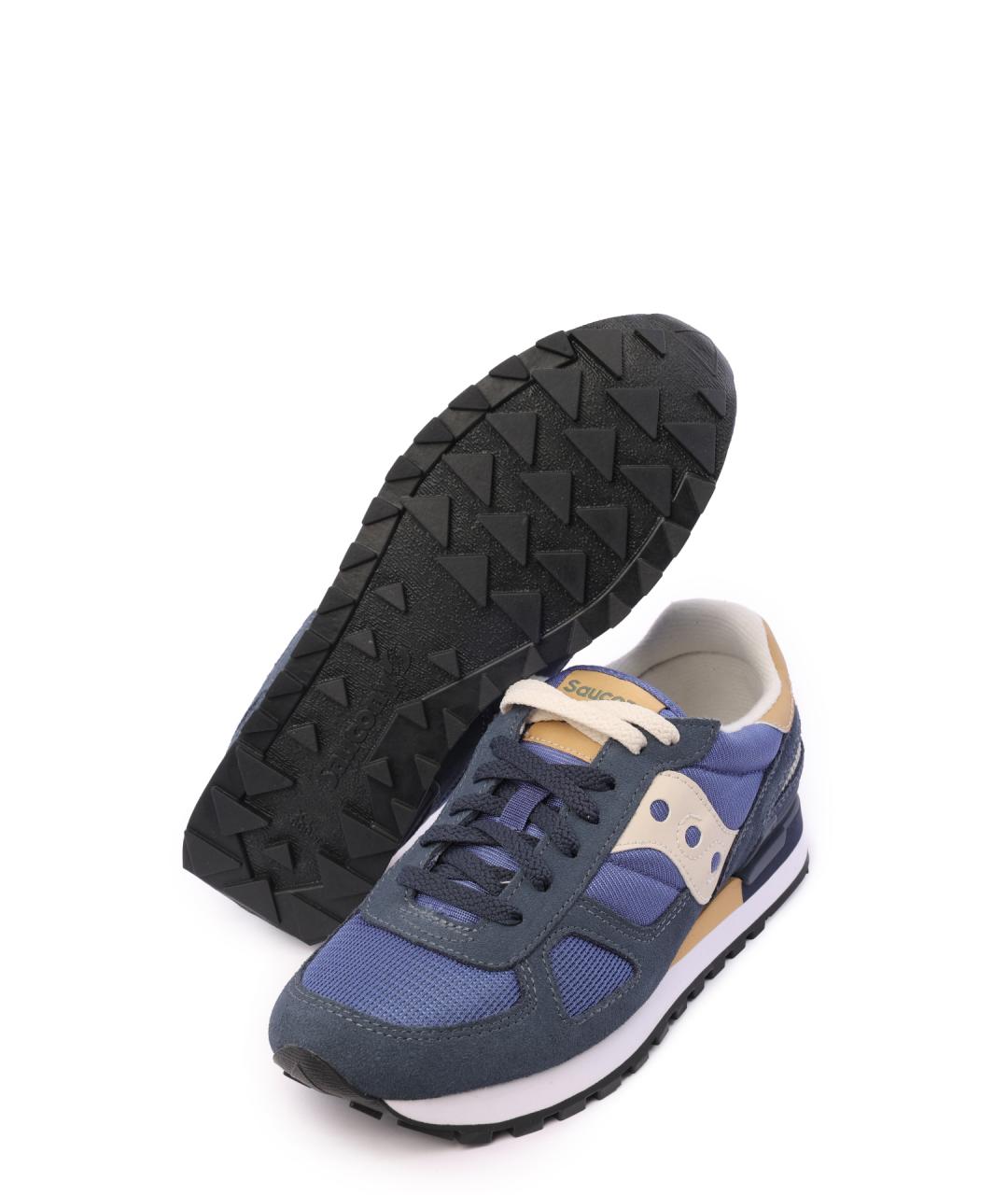 SAUCONY Темно-синие текстильные низкие кроссовки / кеды, фото 4