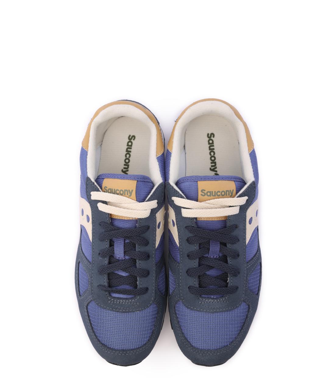 SAUCONY Темно-синие текстильные низкие кроссовки / кеды, фото 5