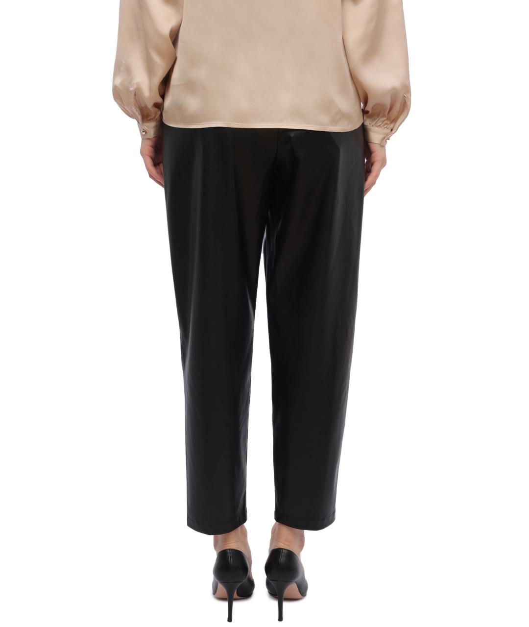 LIU JO Черные прямые брюки, фото 4