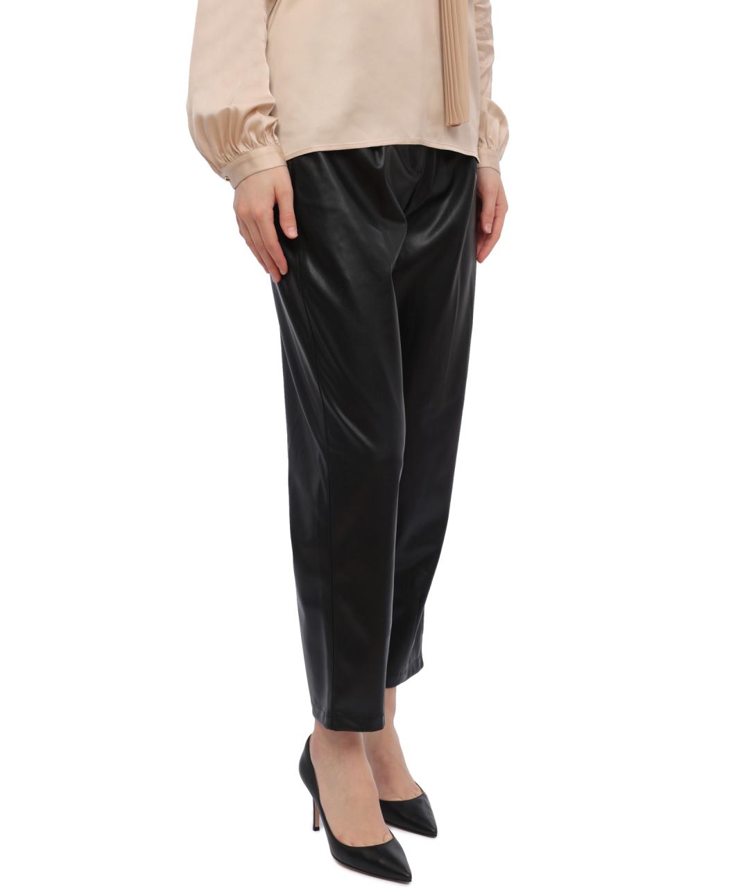 LIU JO Черные прямые брюки, фото 3