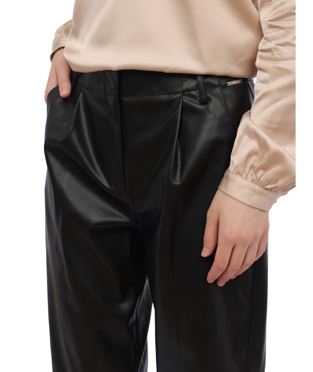 LIU JO Черные прямые брюки, фото 5