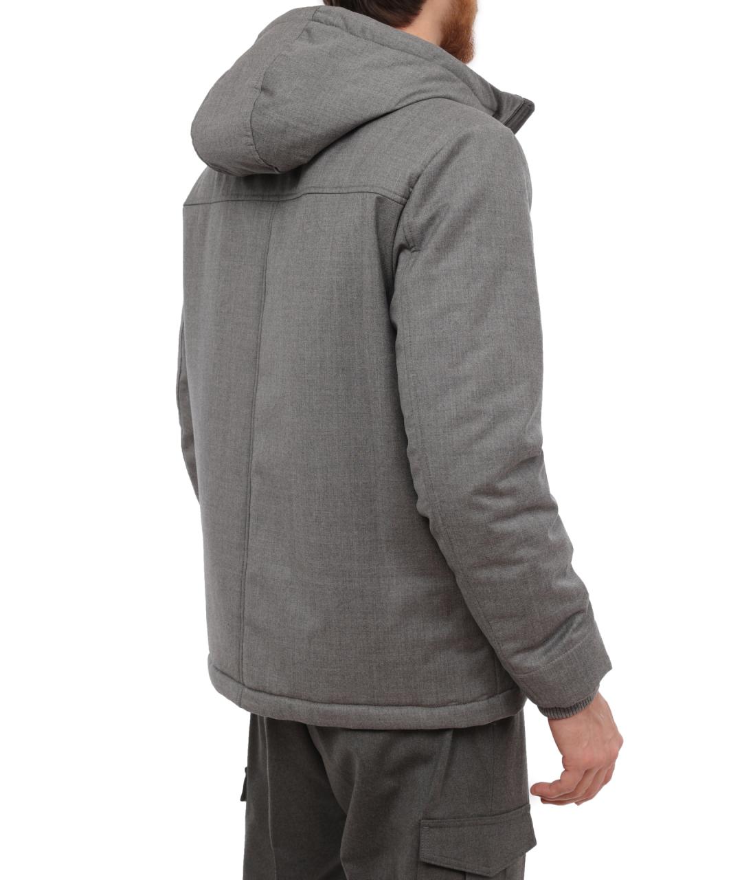 PESERICO Серая куртка, фото 5