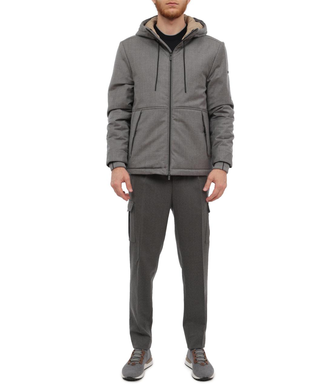 PESERICO Серая куртка, фото 1