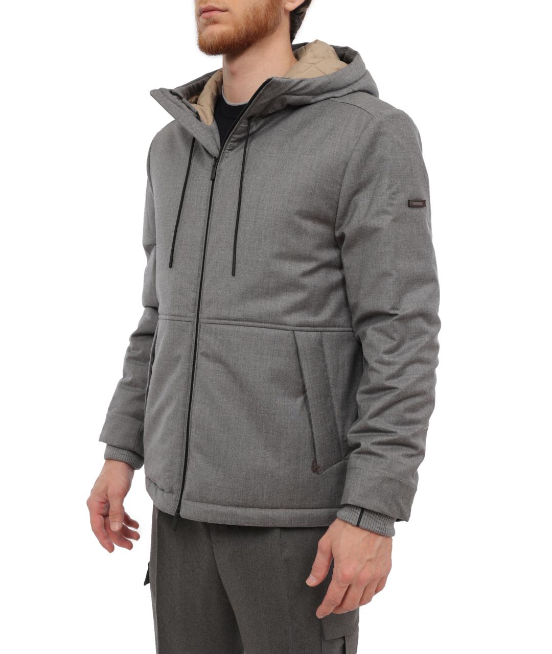 PESERICO Серая куртка, фото 4