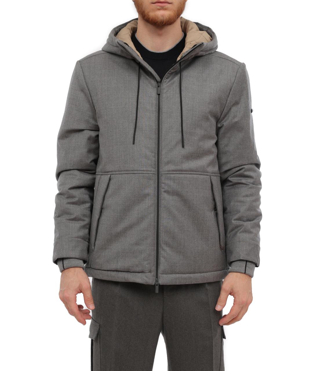 PESERICO Серая куртка, фото 2