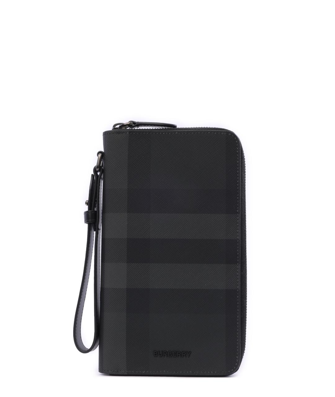 BURBERRY Серый кошелек, фото 1