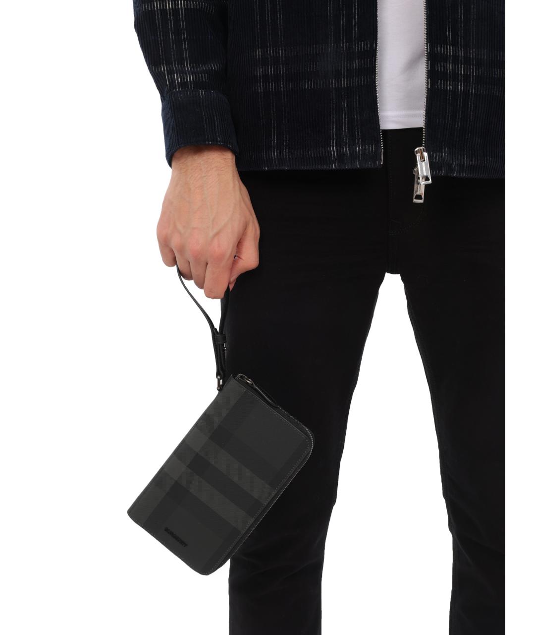 BURBERRY Серый кошелек, фото 7