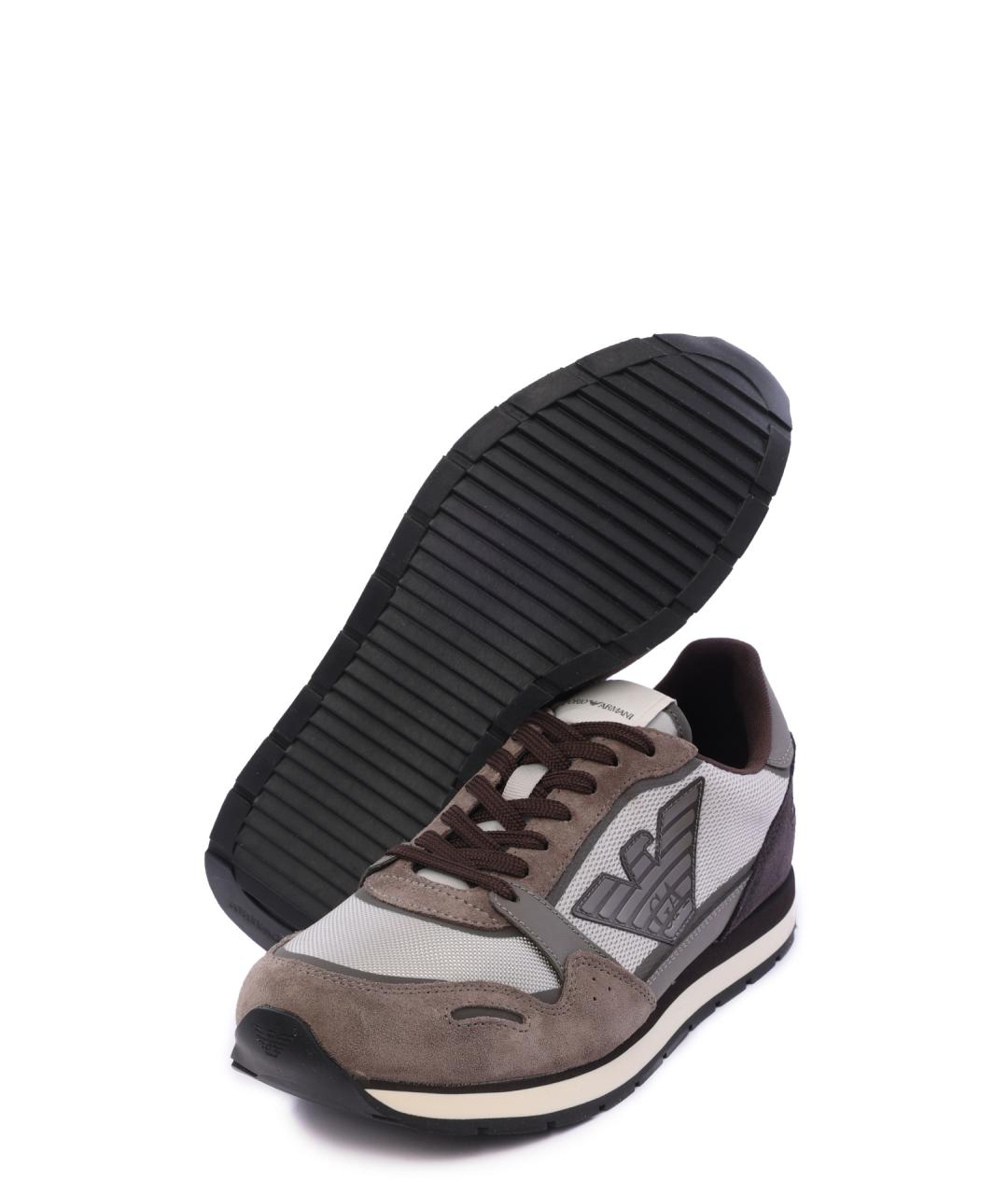 EMPORIO ARMANI Мульти низкие кроссовки / кеды, фото 4