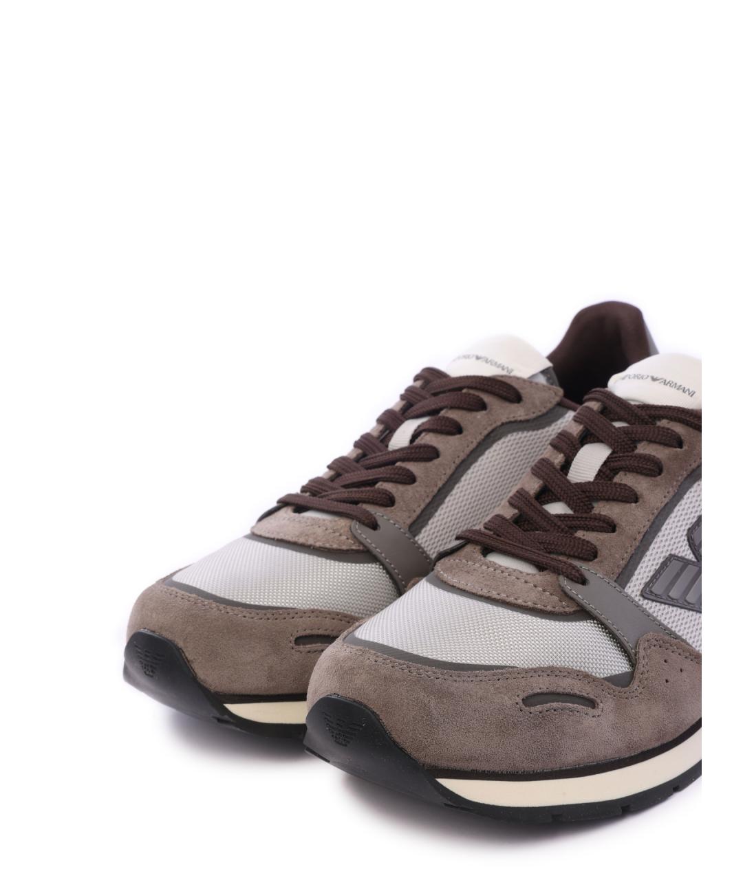 EMPORIO ARMANI Мульти низкие кроссовки / кеды, фото 6