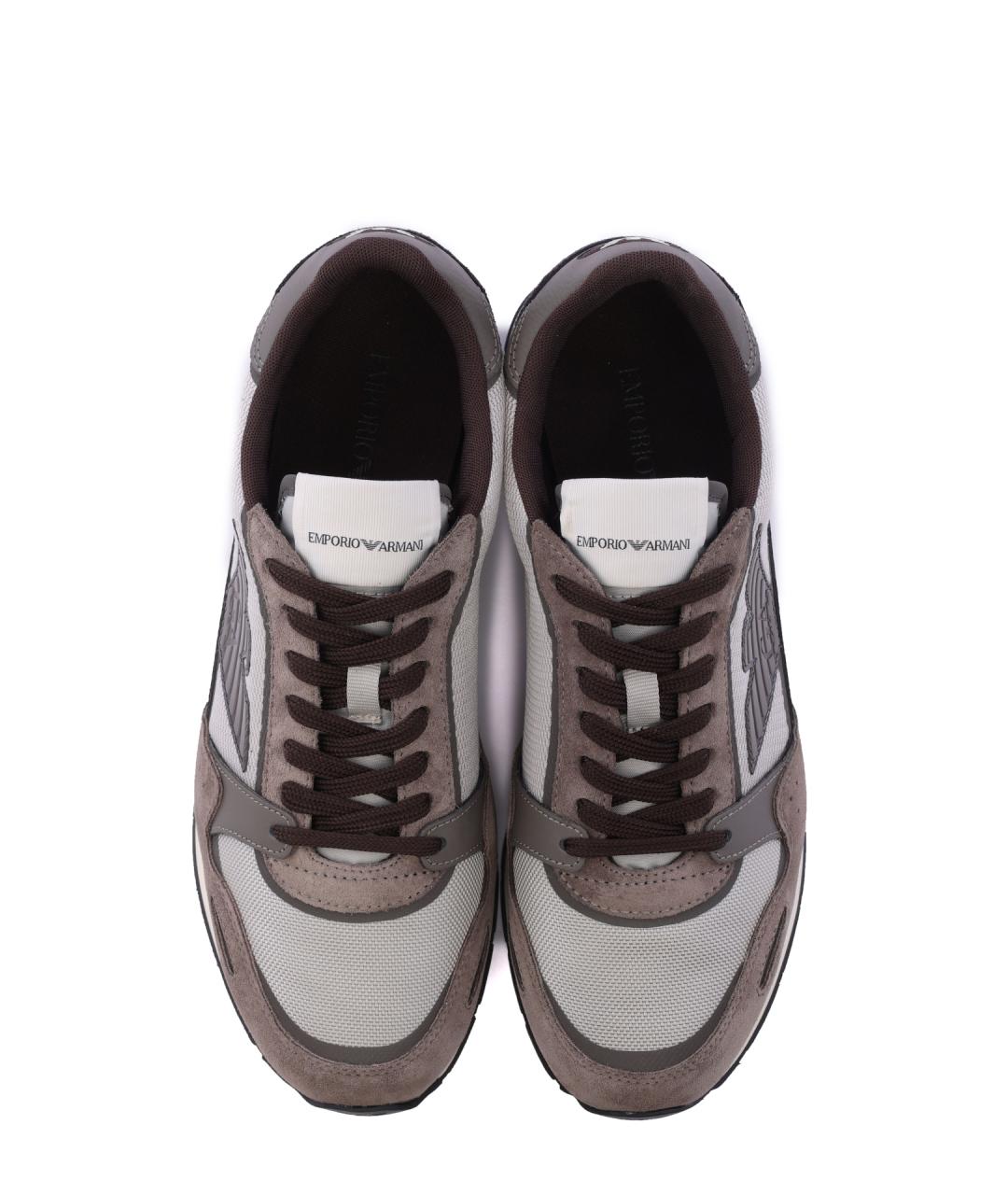 EMPORIO ARMANI Мульти низкие кроссовки / кеды, фото 5