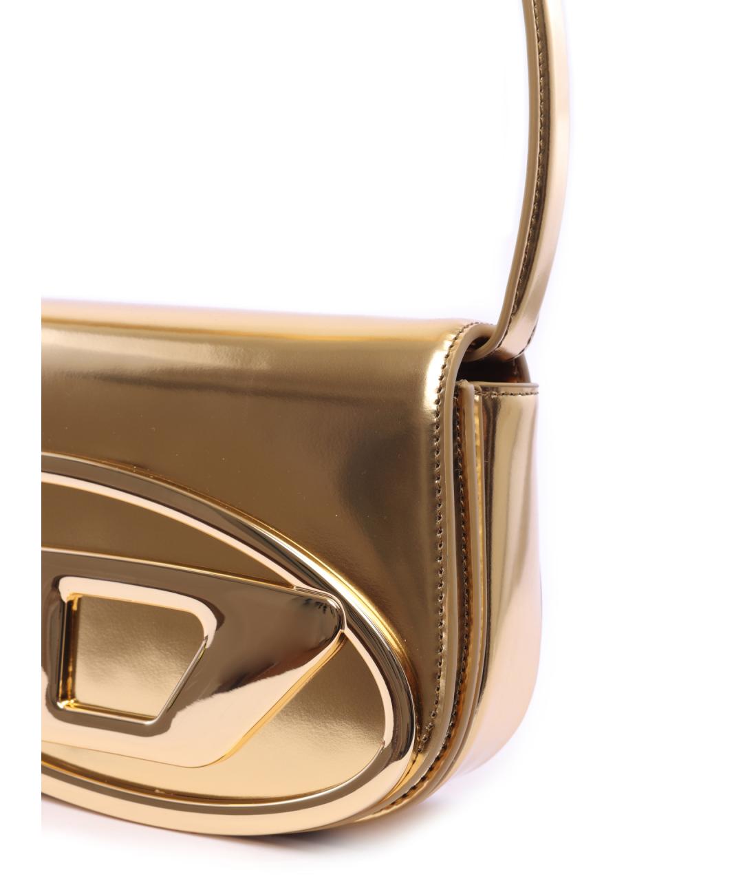 DIESEL Золотая сумка через плечо, фото 5