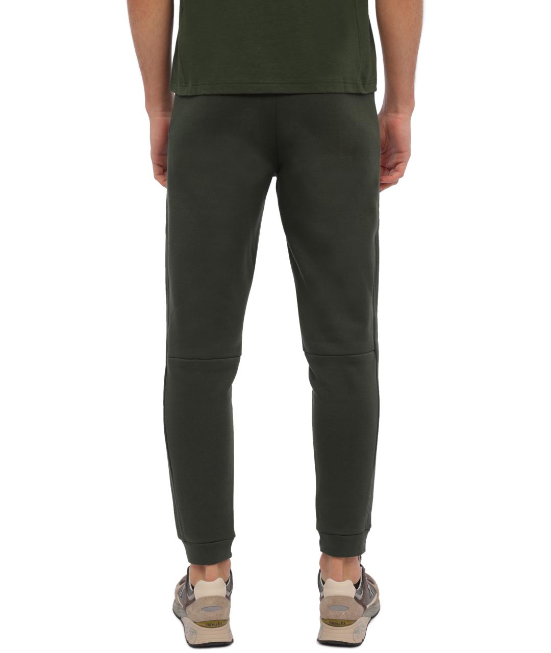 EA7 Хаки повседневные брюки, фото 4