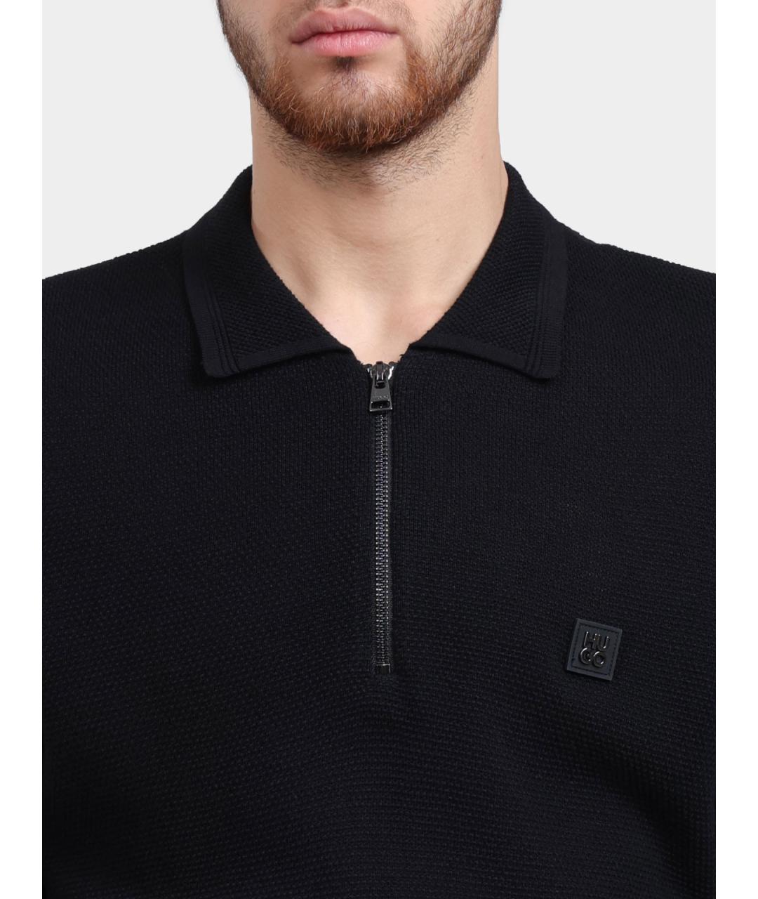 HUGO Черный джемпер / свитер, фото 3