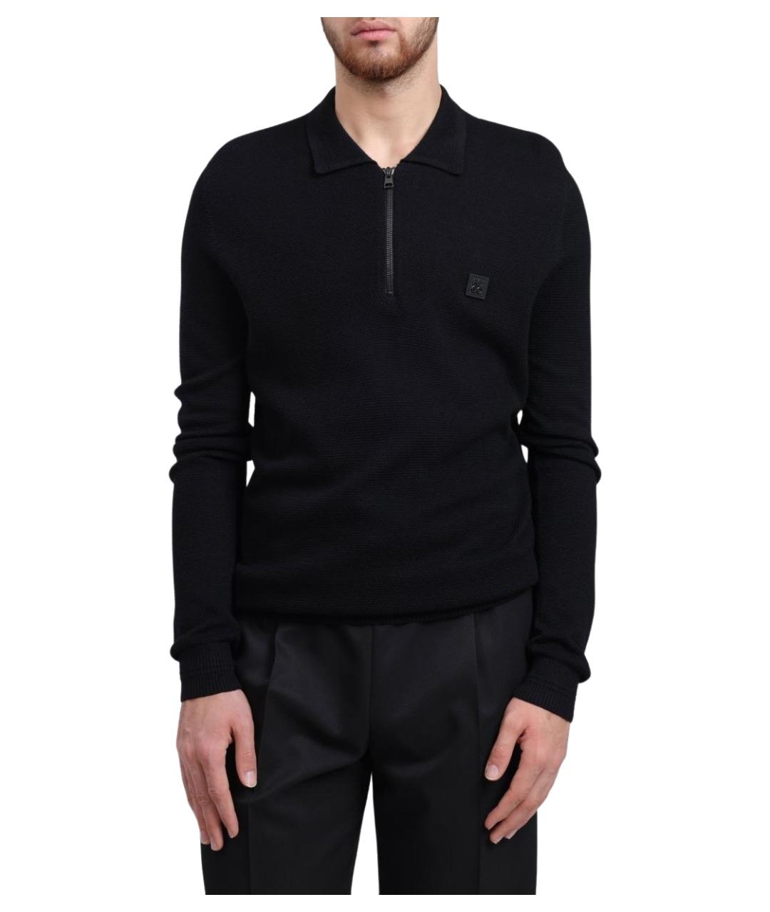 HUGO Черный джемпер / свитер, фото 1
