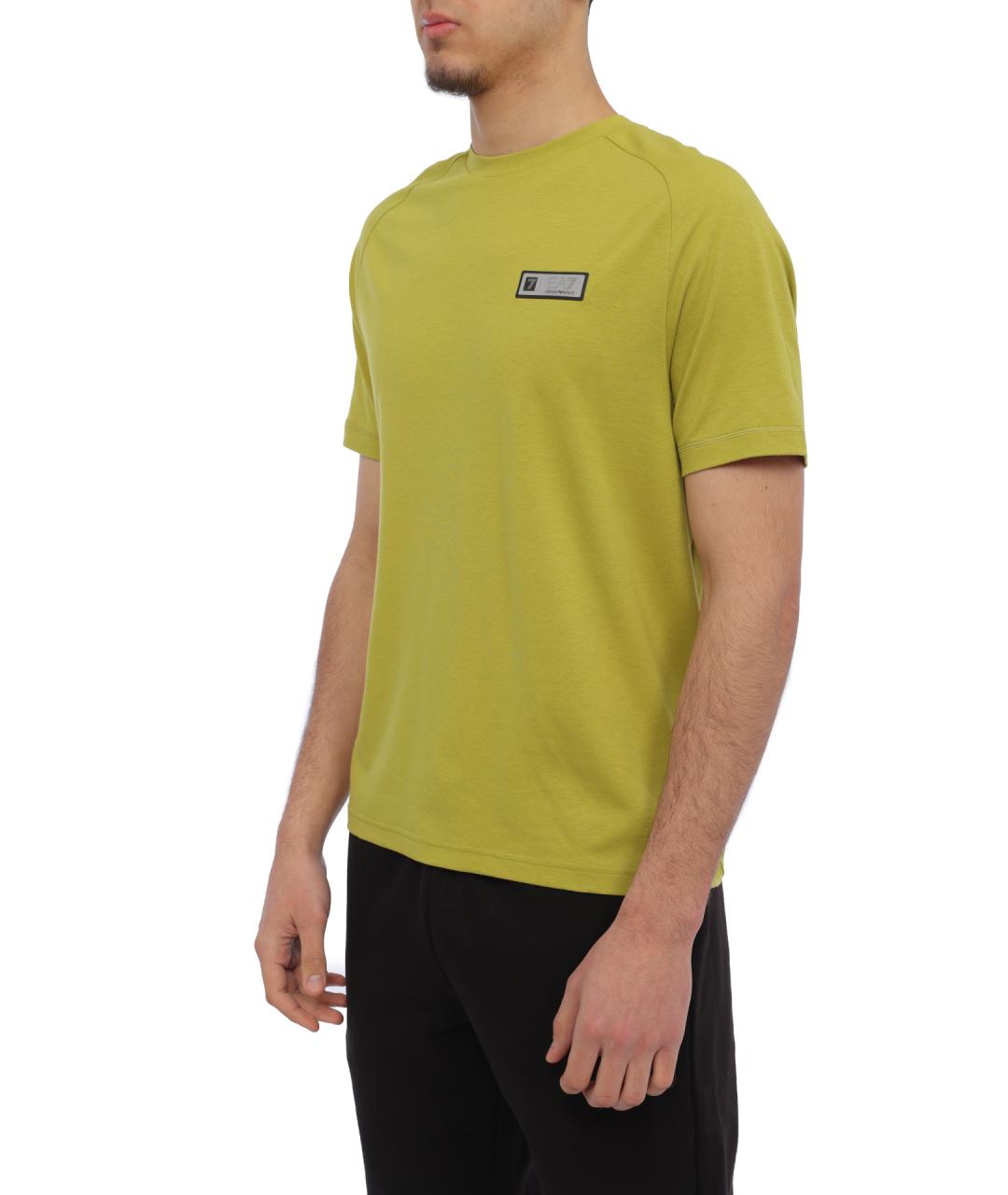 EA7 Хлопковая футболка, фото 3