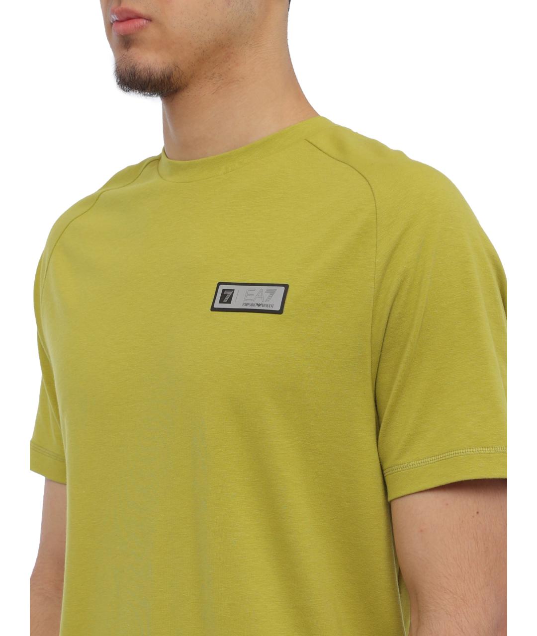 EA7 Хлопковая футболка, фото 4