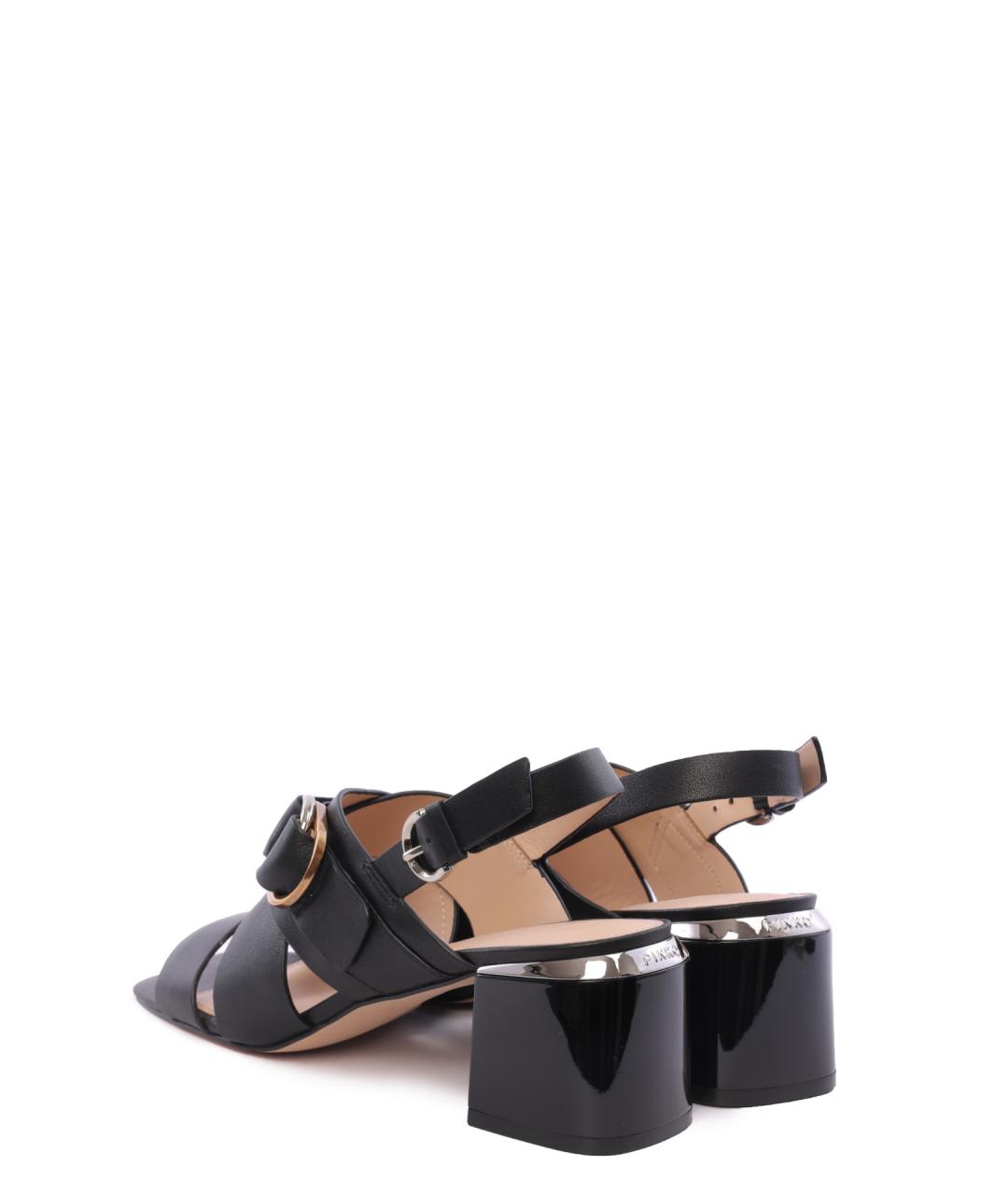 PINKO Черные босоножки, фото 3