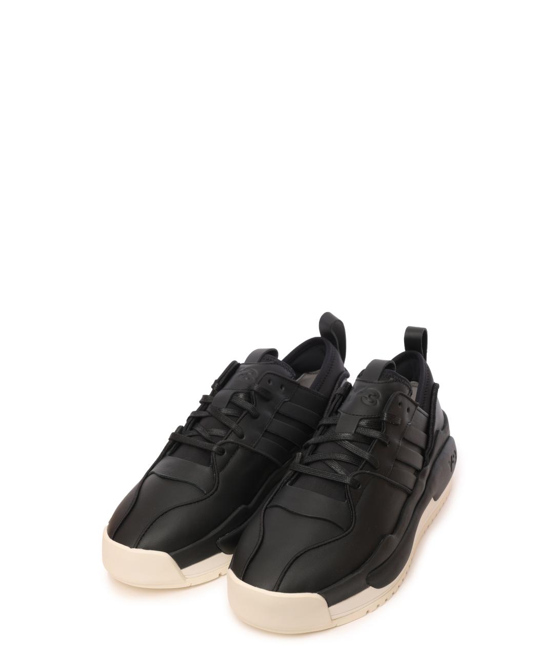 Y-3 Черные низкие кроссовки / кеды, фото 2