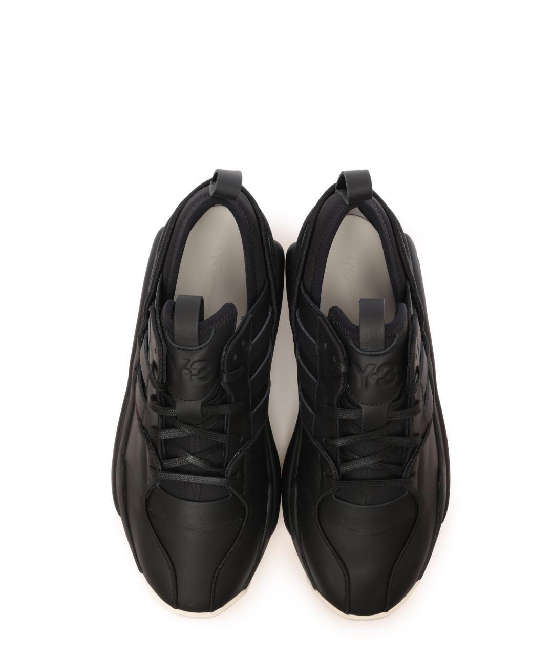 Y-3 Черные низкие кроссовки / кеды, фото 5
