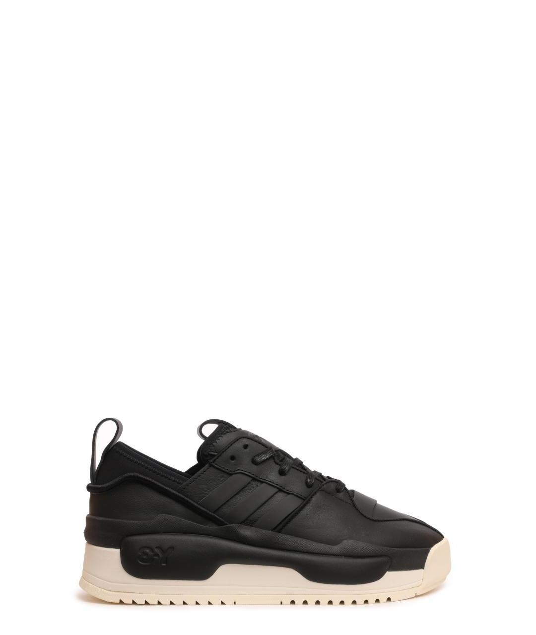 Y-3 Черные низкие кроссовки / кеды, фото 1