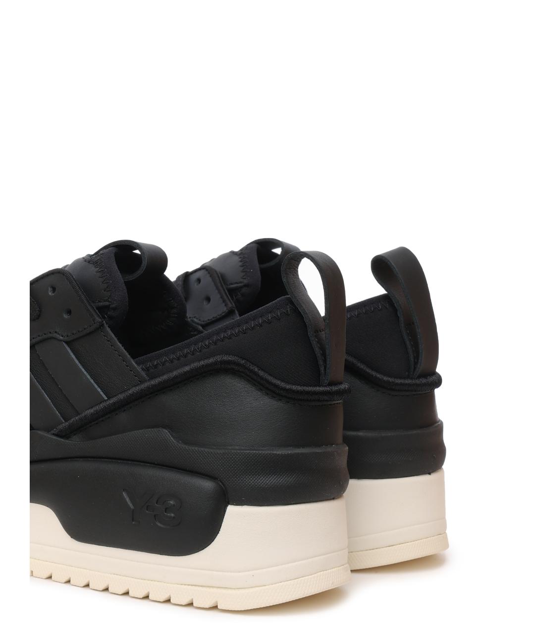 Y-3 Черные низкие кроссовки / кеды, фото 6