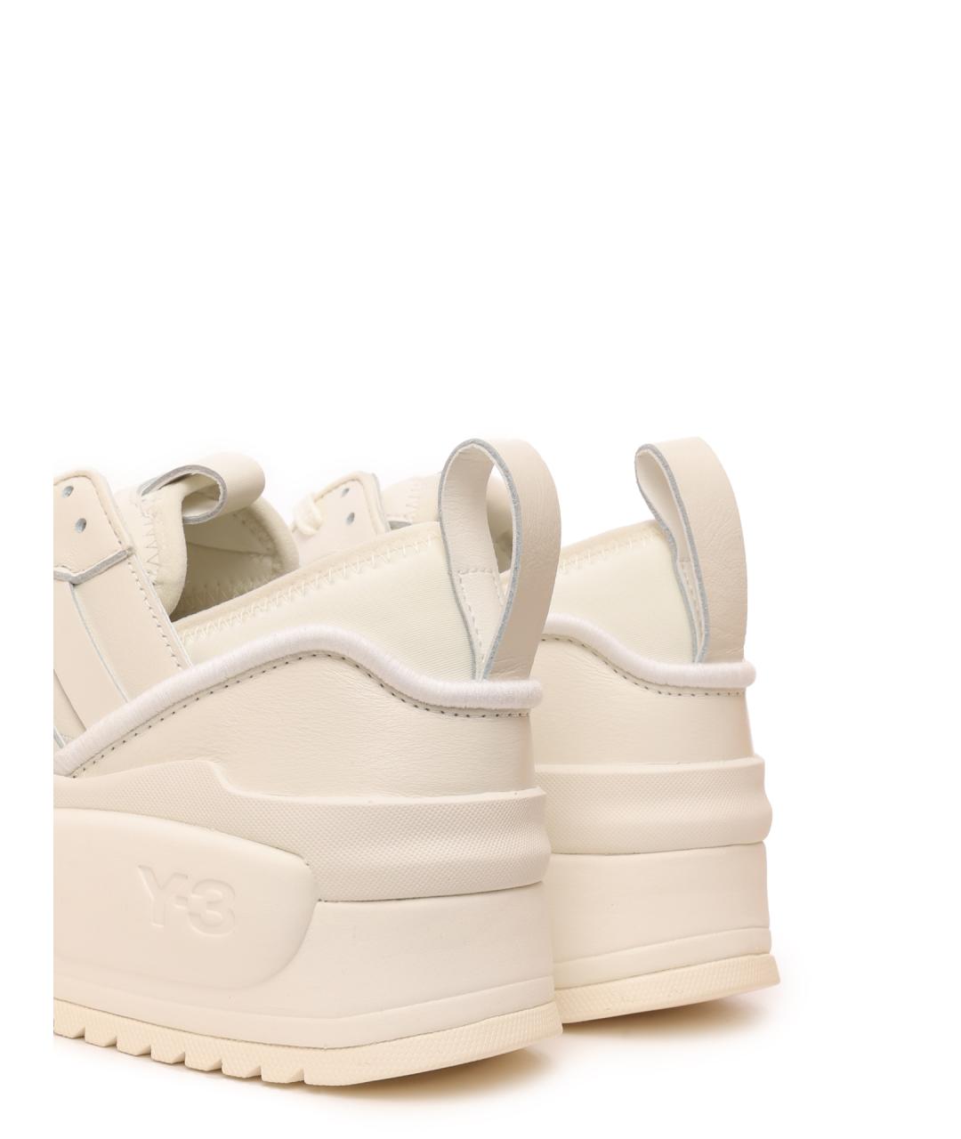 Y-3 Белые низкие кроссовки / кеды, фото 6