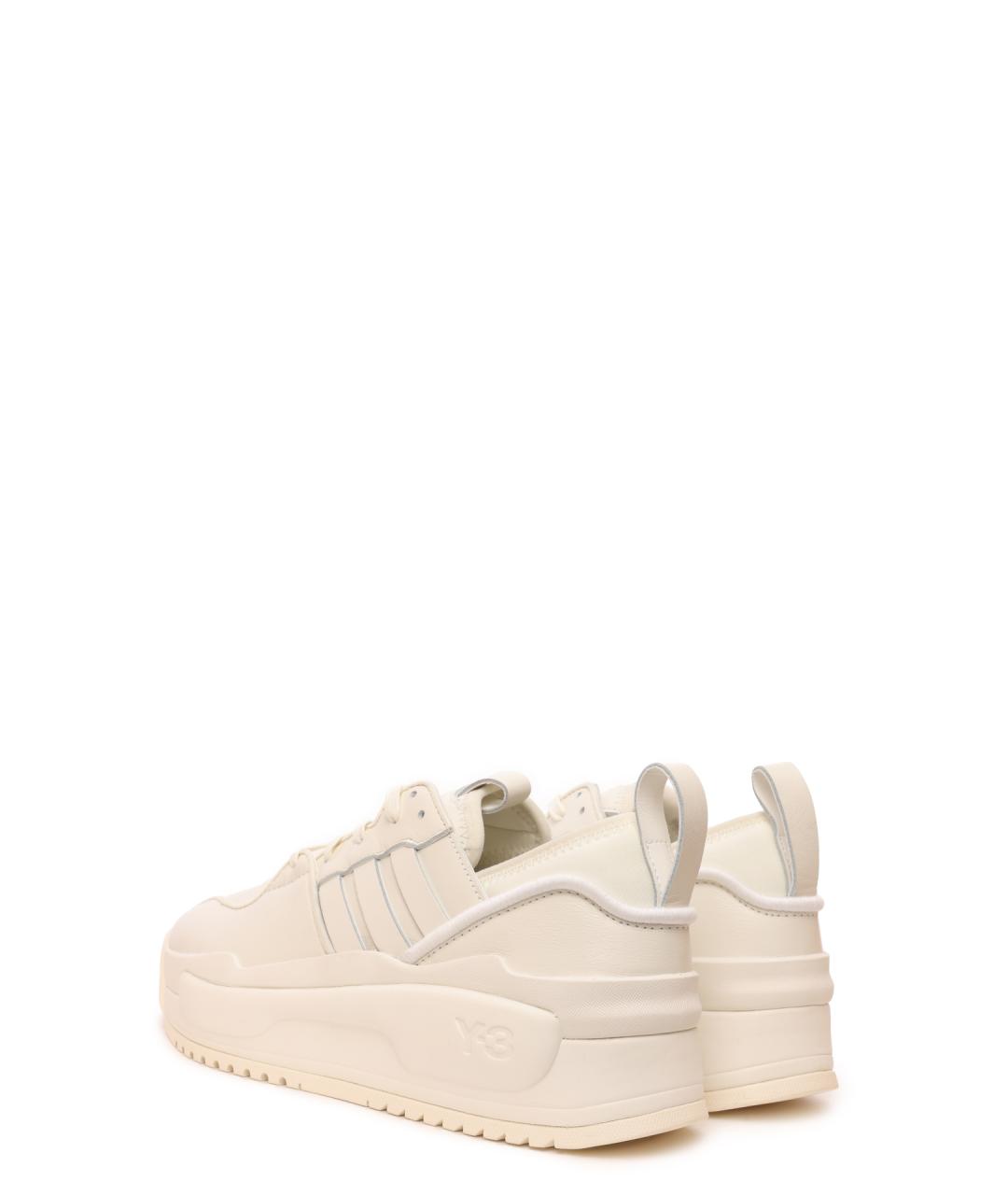 Y-3 Белые низкие кроссовки / кеды, фото 3