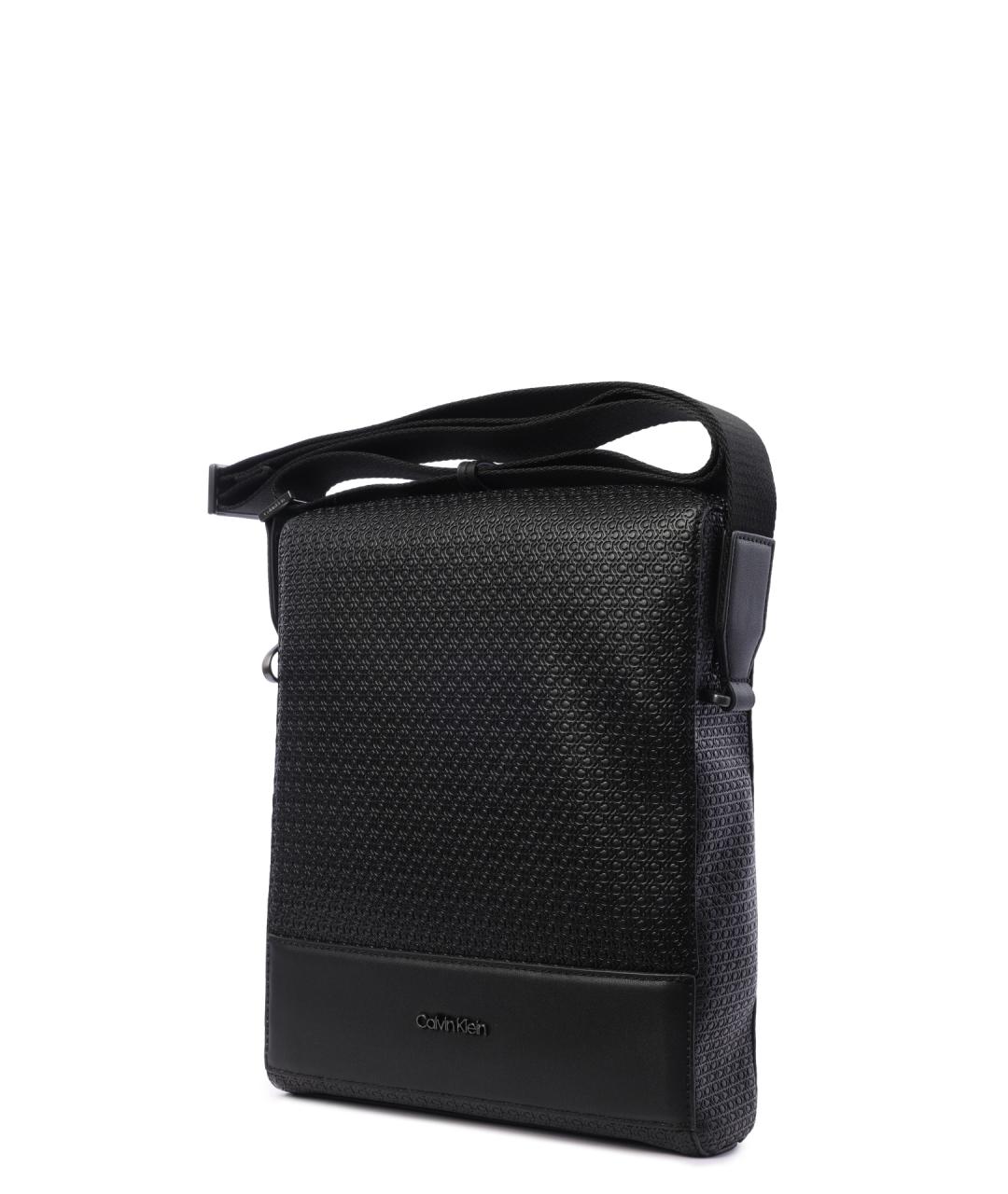 CALVIN KLEIN Черная сумка на плечо, фото 3