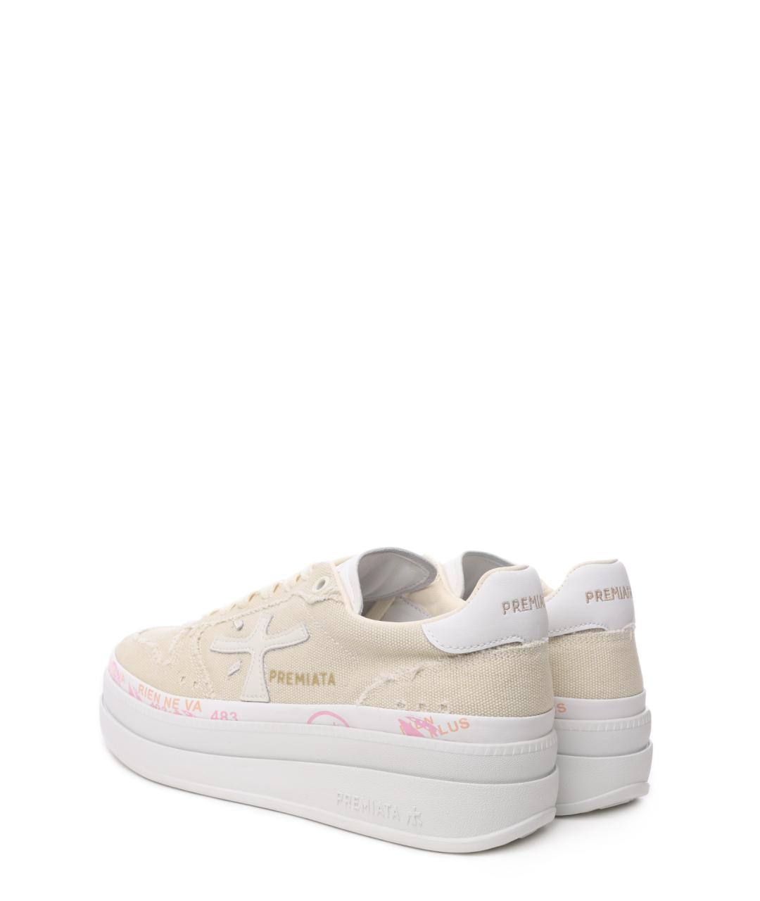PREMIATA Бежевые кеды, фото 3