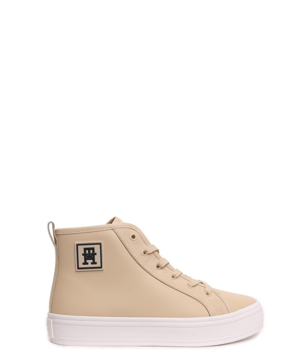TOMMY HILFIGER Бежевые кеды, фото 1