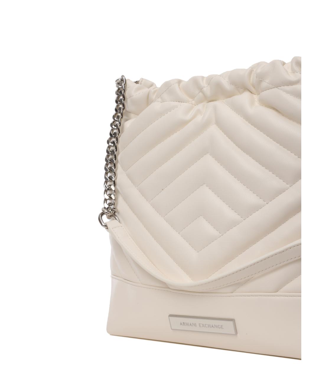 ARMANI EXCHANGE Белая сумка через плечо, фото 6