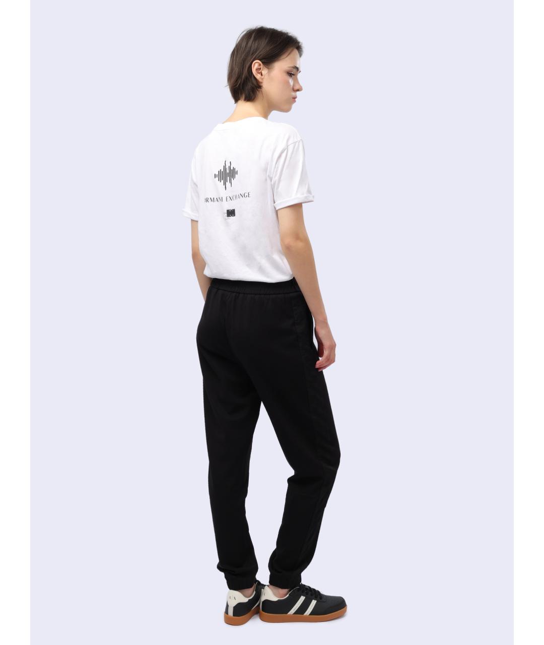 ARMANI EXCHANGE Черные прямые брюки, фото 5