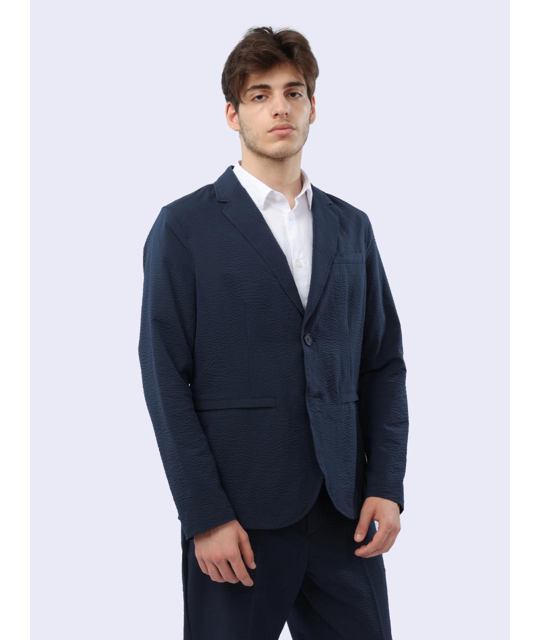 ARMANI EXCHANGE Темно-синий пиджак, фото 5