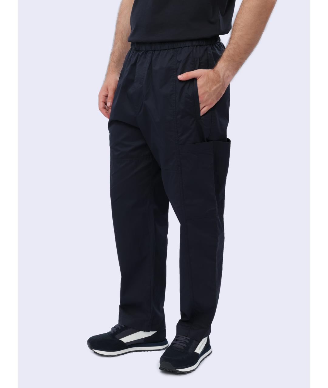ARMANI EXCHANGE Темно-синие повседневные брюки, фото 3