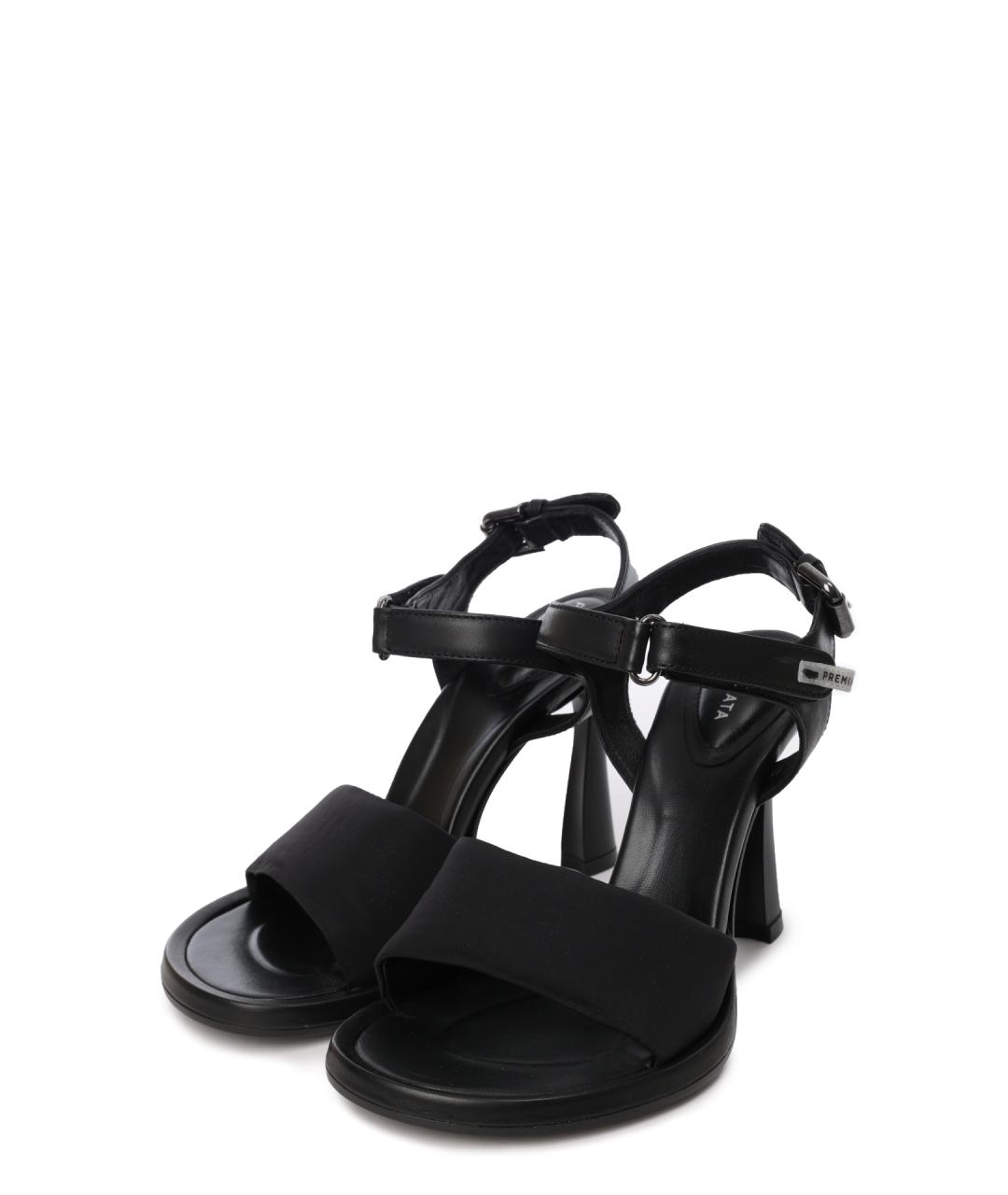PREMIATA Черные кожаные босоножки, фото 2