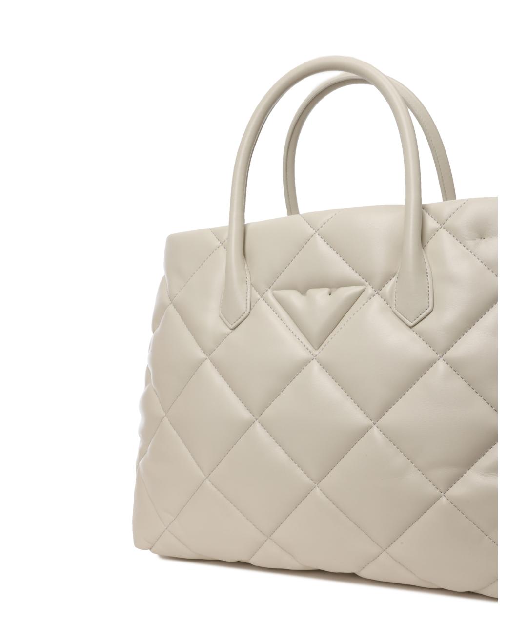 EMPORIO ARMANI Бежевая сумка через плечо, фото 5