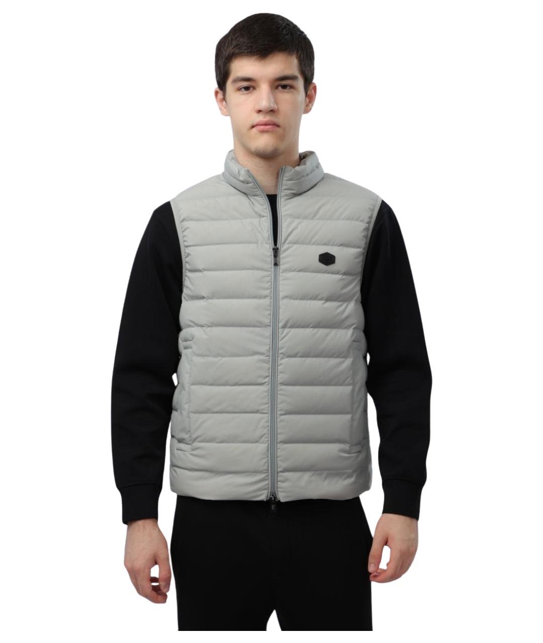 EMPORIO ARMANI Серый жилет, фото 1