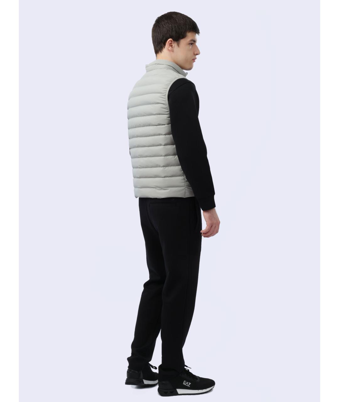 EMPORIO ARMANI Серый жилет, фото 7