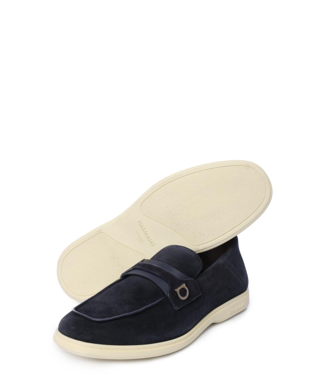 FERRAGAMO Замшевые лоферы, фото 5