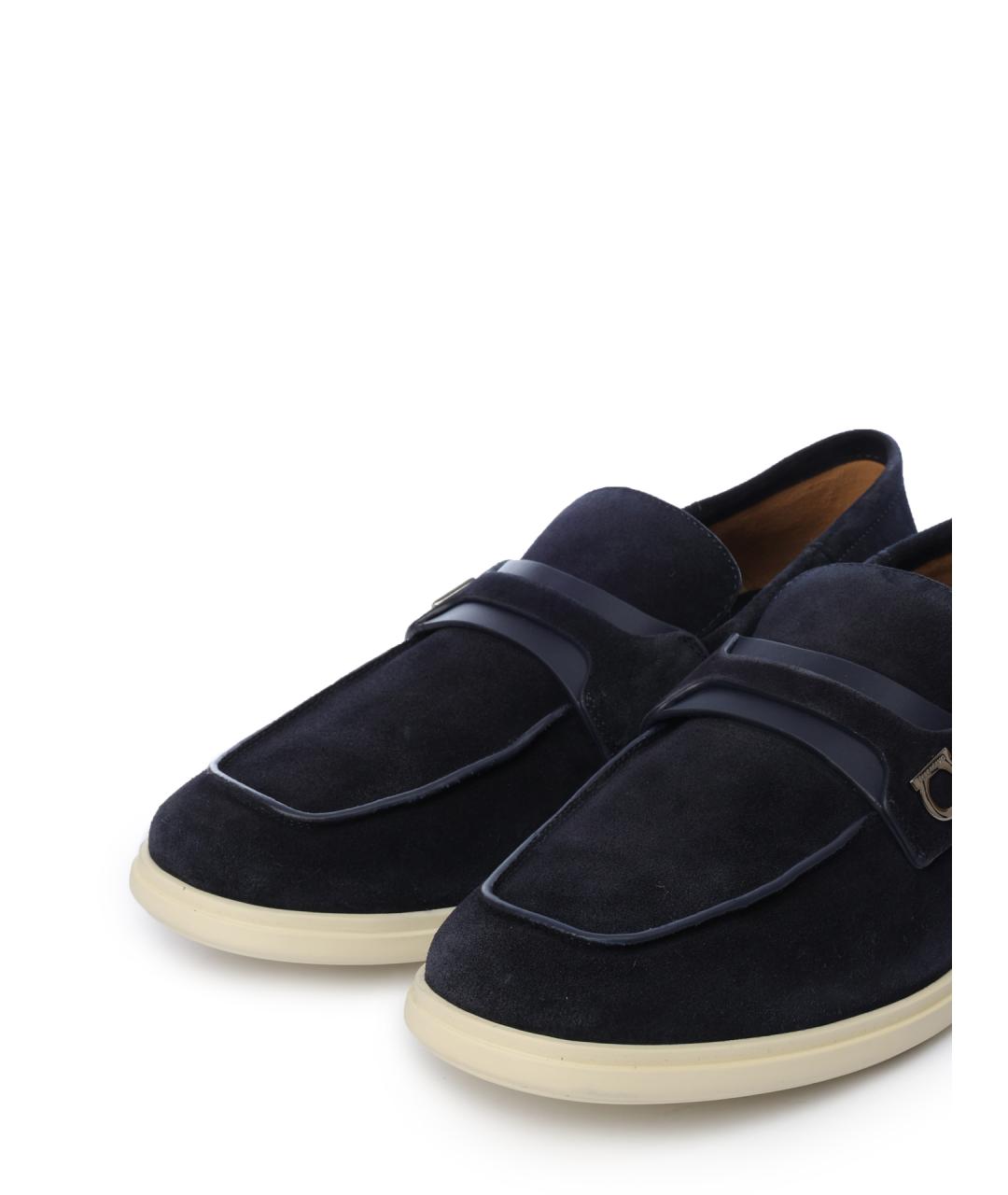 FERRAGAMO Замшевые лоферы, фото 6