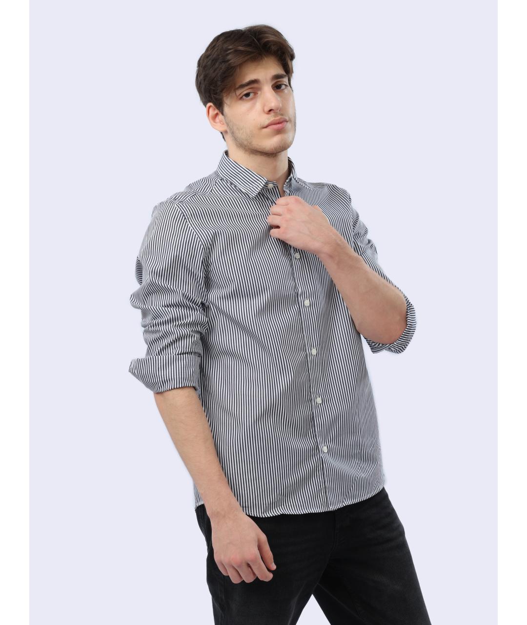 HUGO Мульти хлопковая кэжуал рубашка, фото 4