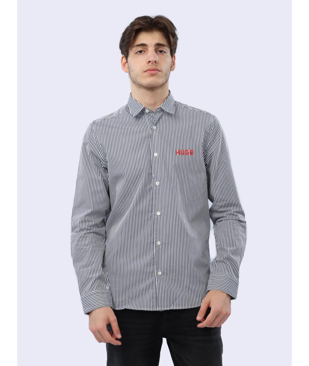 HUGO Мульти хлопковая кэжуал рубашка, фото 6