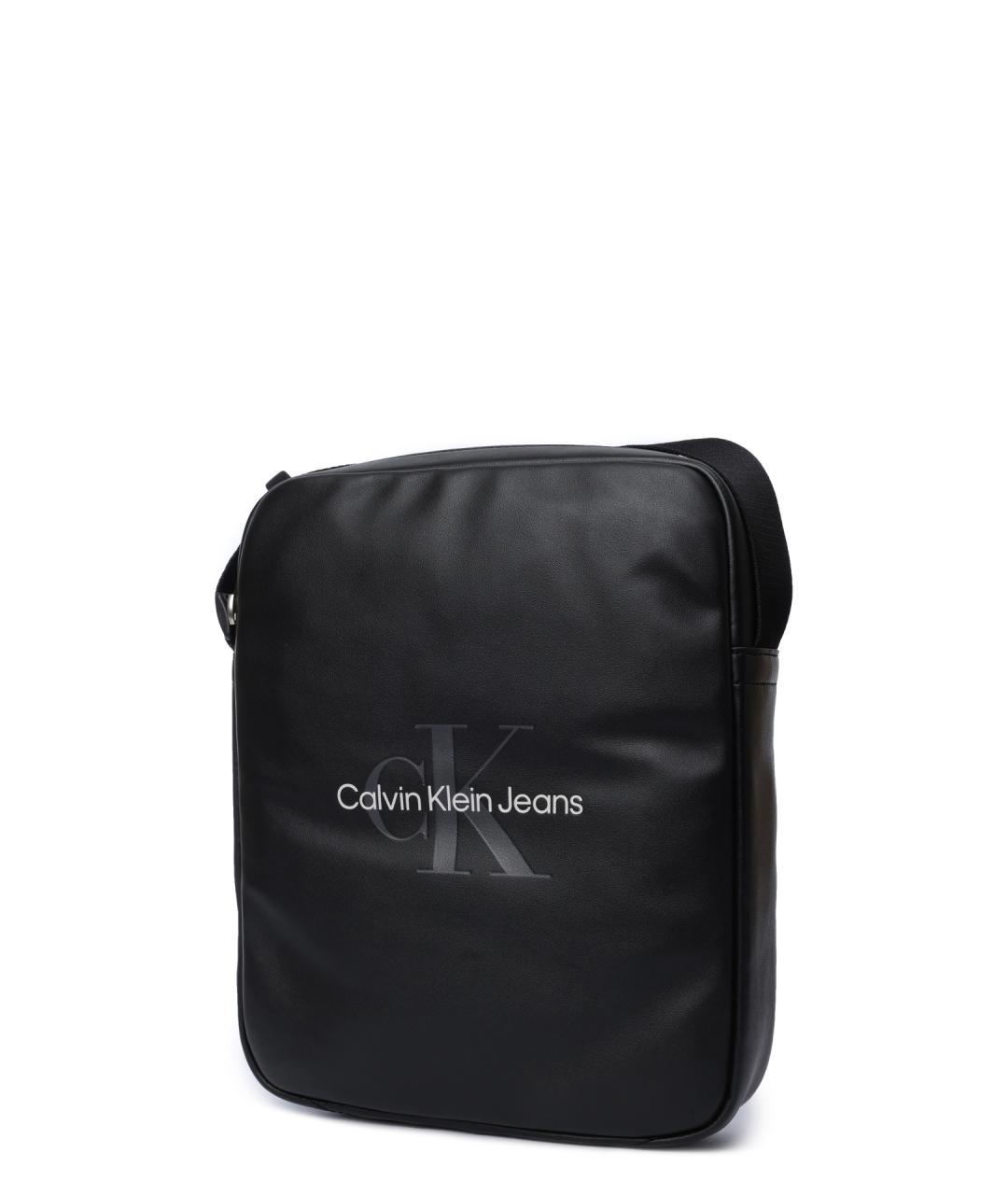 CALVIN KLEIN Черная сумка на плечо, фото 2