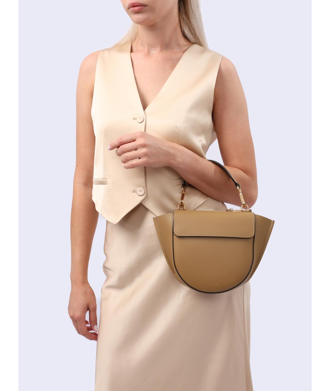 WANDLER Кожаная сумка с короткими ручками, фото 2