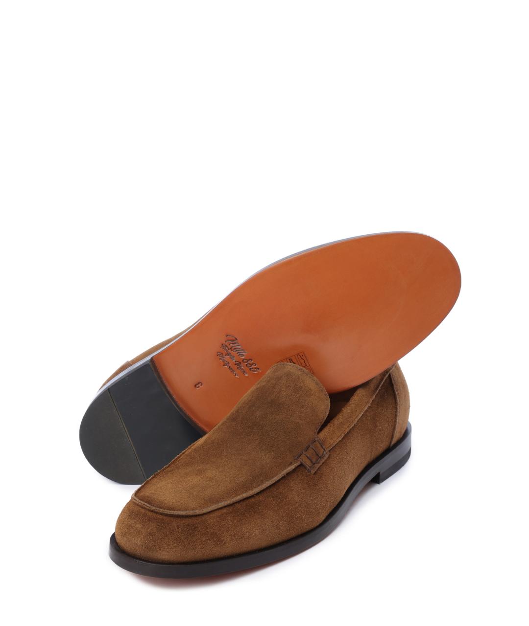 PREMIATA Коричневые кожаные лоферы, фото 4