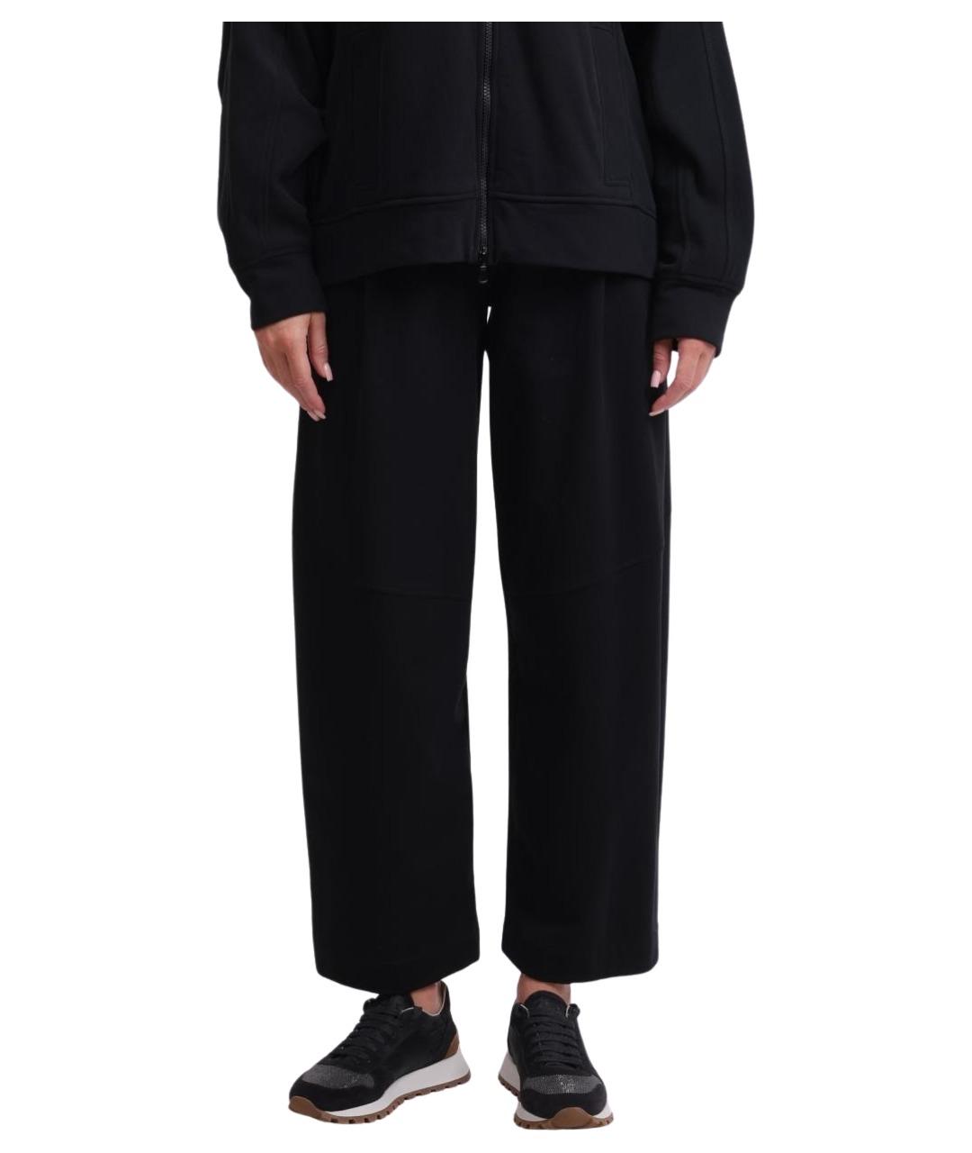 BRUNELLO CUCINELLI Черные прямые брюки, фото 1