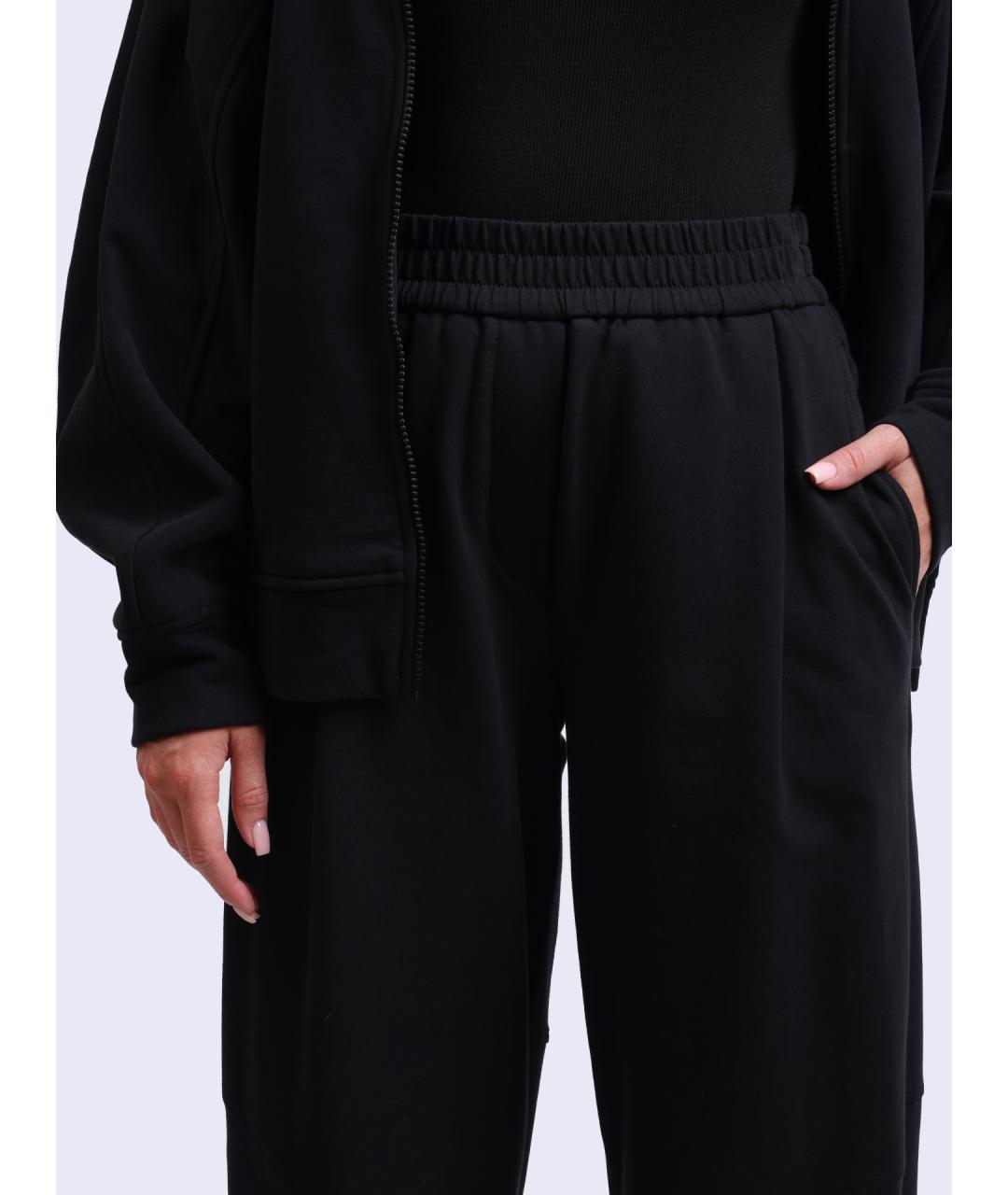 BRUNELLO CUCINELLI Черные прямые брюки, фото 4