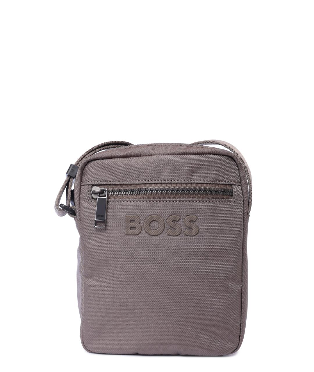 HUGO BOSS Серая сумка на плечо, фото 2