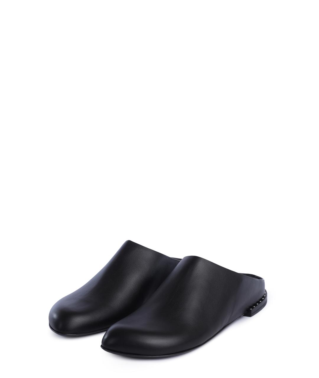 PREMIATA Черные кожаные мюли, фото 3