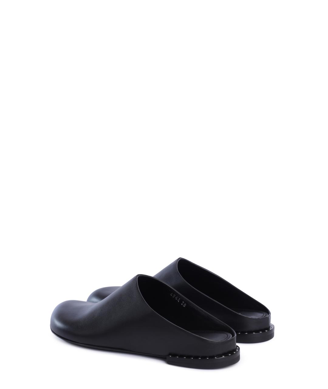 PREMIATA Черные кожаные мюли, фото 5